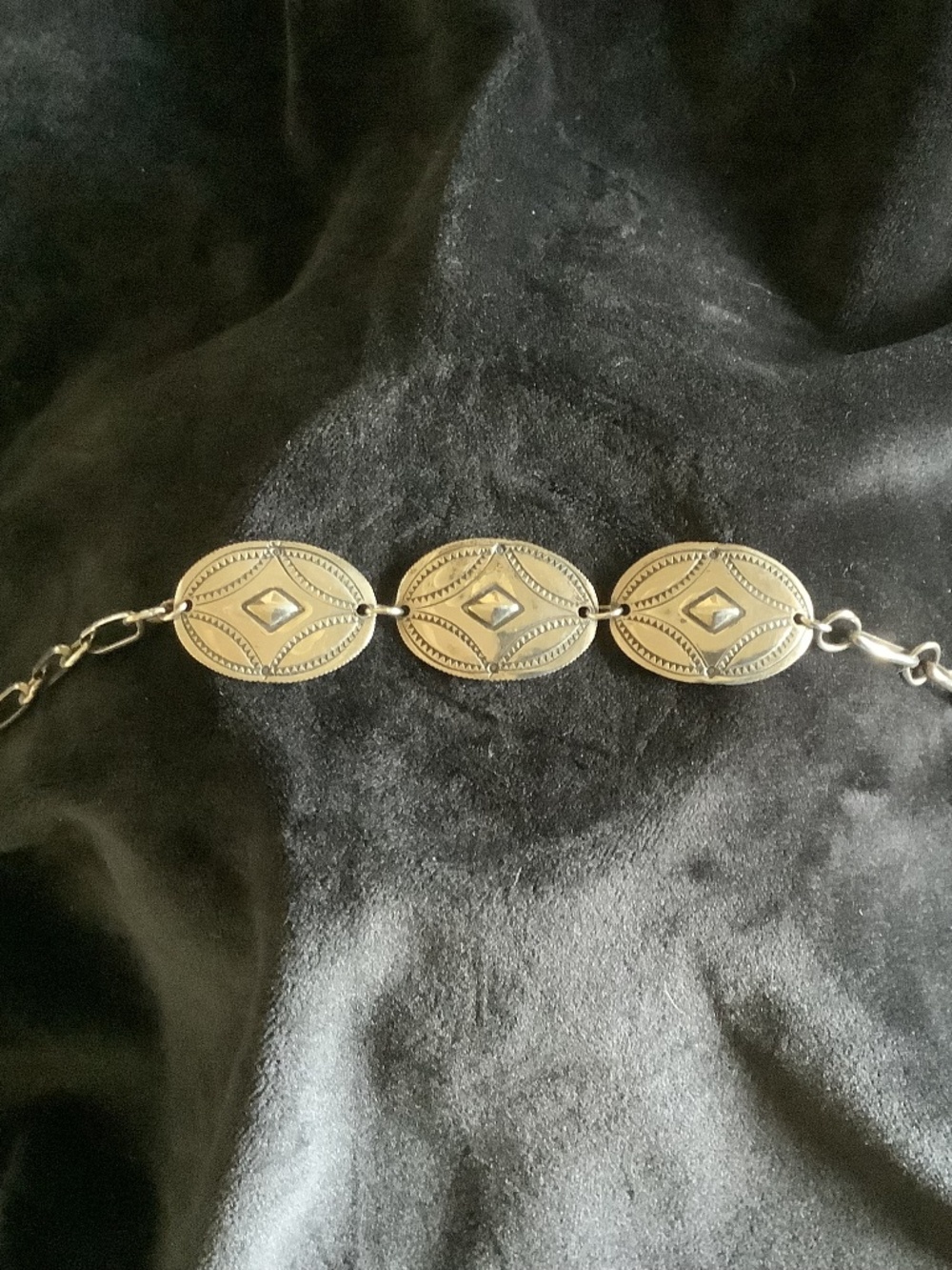 Silver Concho Bracelet